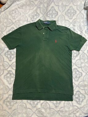 Polo by Ralph Lauren Dark Green Polo with Red Pony